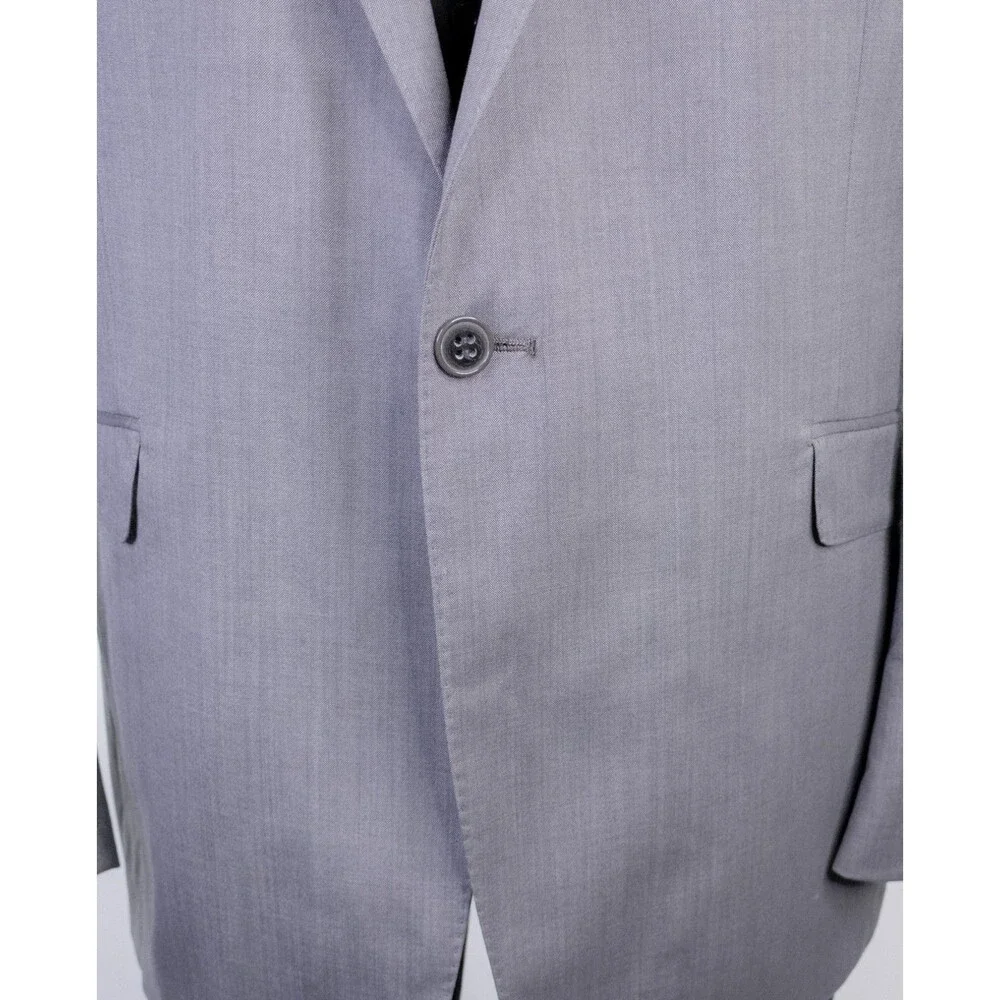 Ben Sherman Mens Blazer Sport Coat Two Button Casual Jacket Size 46L Wool Blend